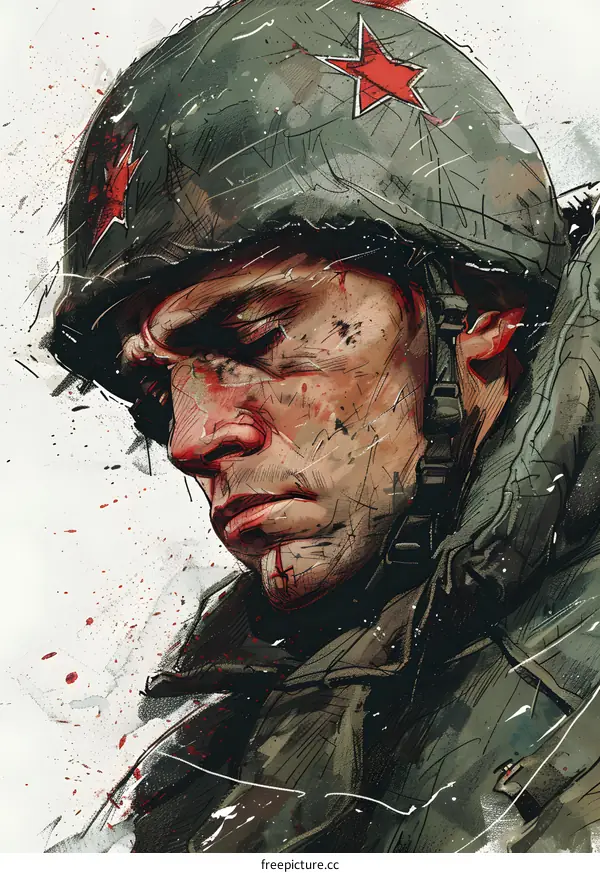 Portrait of a soldier