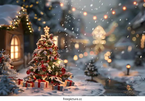 Christmas Street Scene