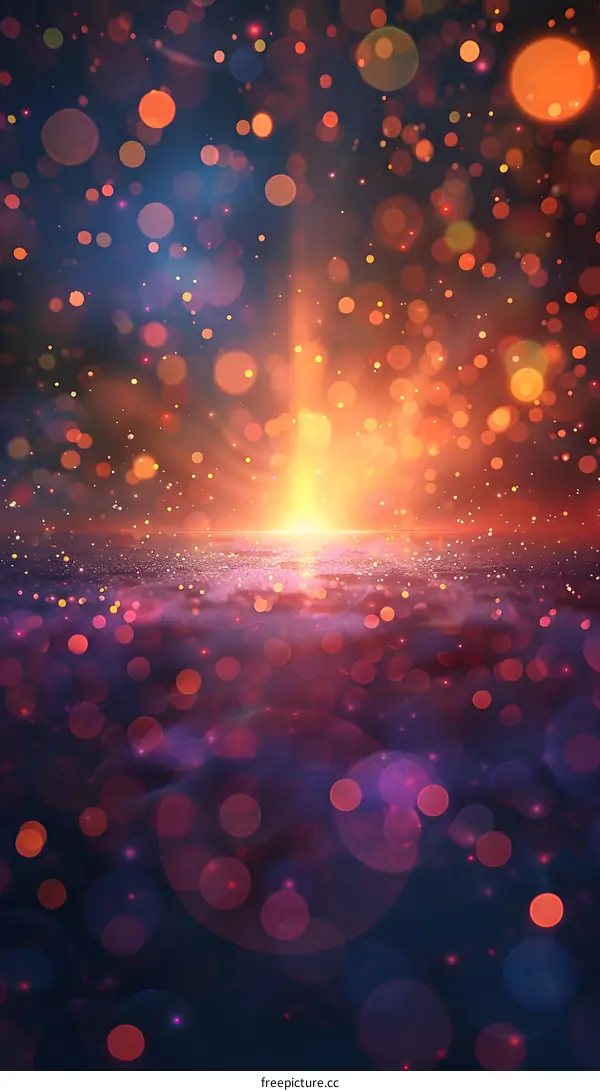 Colorful bokeh background