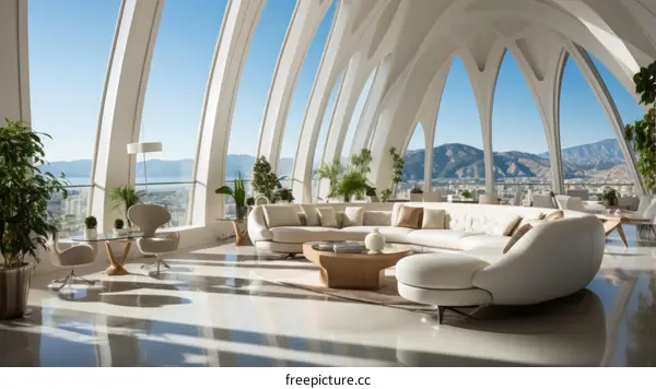 Modern luxury living room interior design