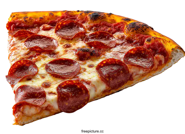 [Transparent Background PNG]Delicious Pepperoni Pizza Slice