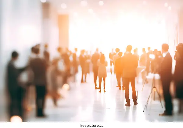 Large Business Conference Gathering