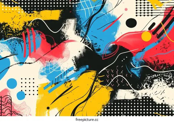 Geometric Shapes and Colors Interplay