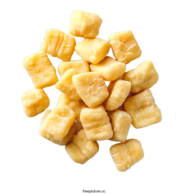 [Transparent Background PNG]Uncooked Gnocchi on White Background