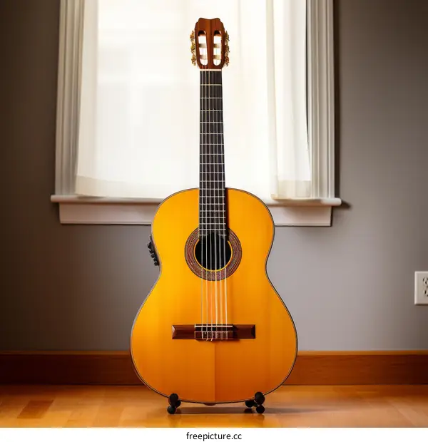 Acoustic Guitar Closeup