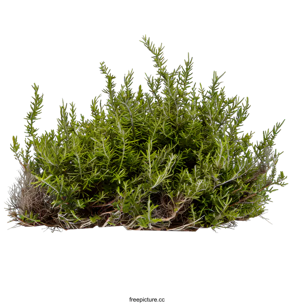[Transparent Background PNG]Green Bush Isolated on White Background