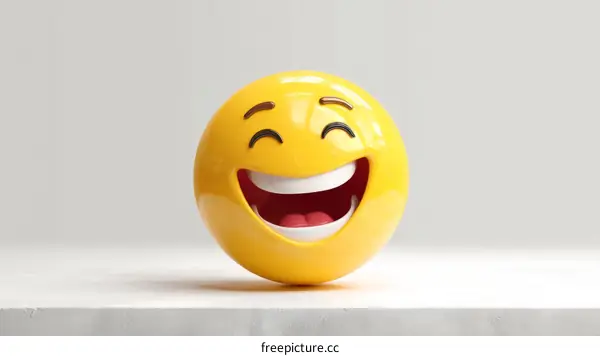 Cheerful 3D Emoji Illustration