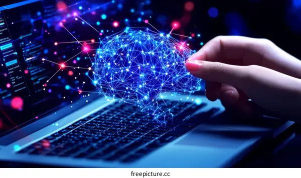 Artificial Intelligence Brain Technology Concept