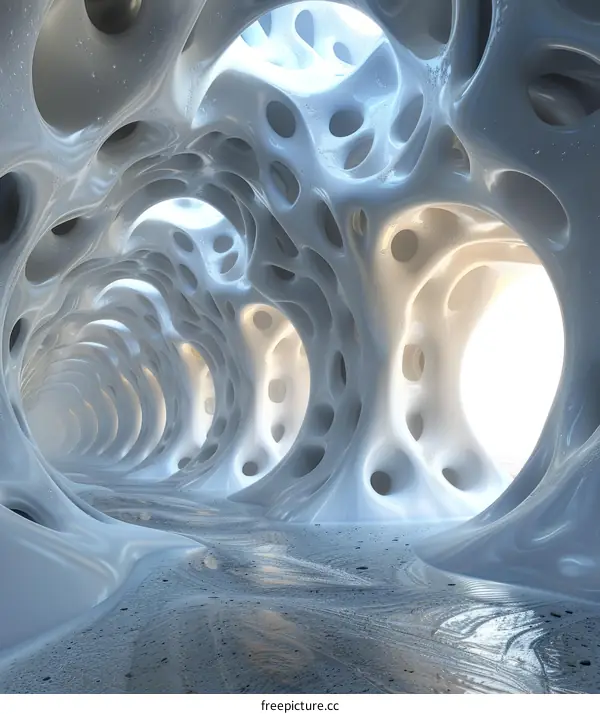 Liquid Architecture: Futuristic Organic Design