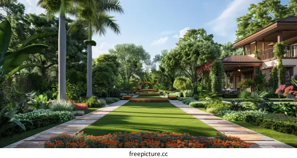 Tropical Garden Villa: A Luxurious Haven Amidst Nature's Embrace