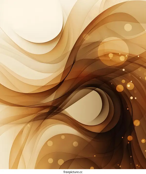 Brown color geometric abstract background