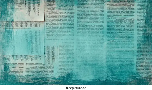Vintage Newspaper Texture Background Design