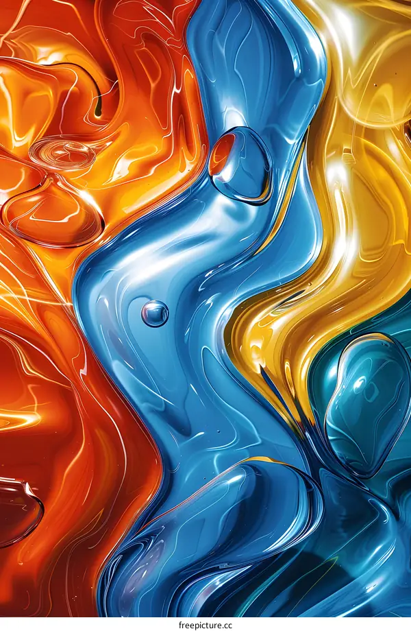 Colorful abstract painting