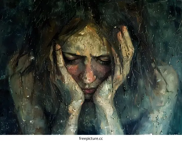 Portrait of a Weeping Woman