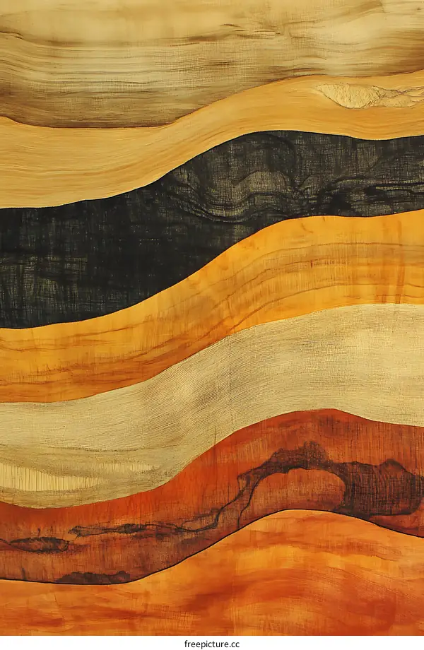 Abstract Wood Grain Texture Background