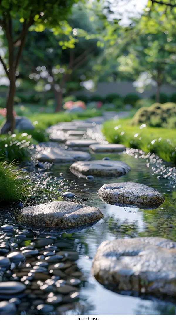 Zen Garden: A Sanctuary of Serenity Amidst Stones and Nature