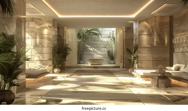Luxurious Spa Interior Design