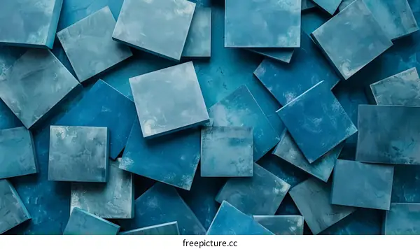 Blue blocks background
