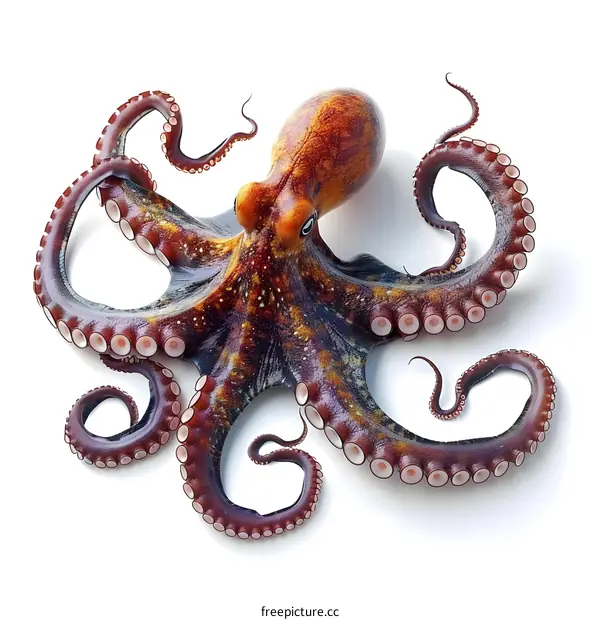 An illustration of an octopus