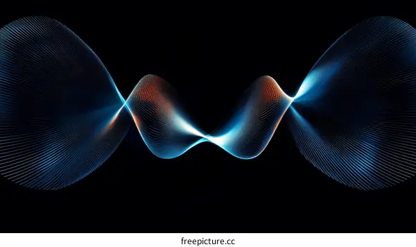 Abstract Wave Patterns of Light and Color