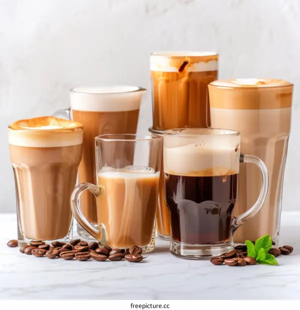 Different Types of Coffee Drinks