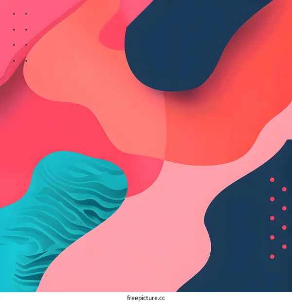 Abstract Colorful Shapes Background