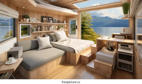 Cozy Tiny House on the Lake with Stunning Mountain Views