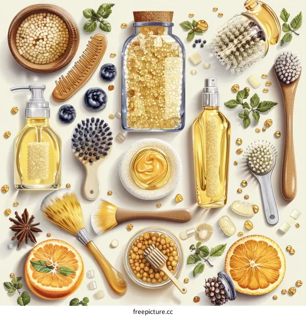 Beauty and skincare products with natural ingredients