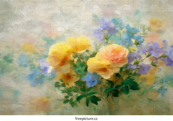 Beautiful Vintage Floral Illustration