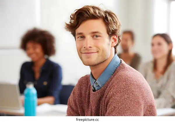 Positive Business Meeting Colleagues