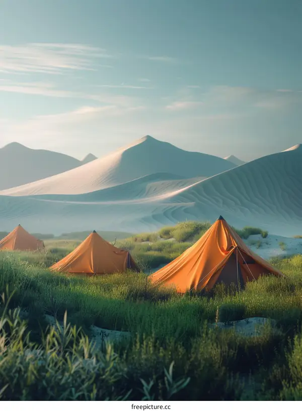 Camping in the Desert