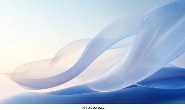 Abstract Flowing Fabric Design