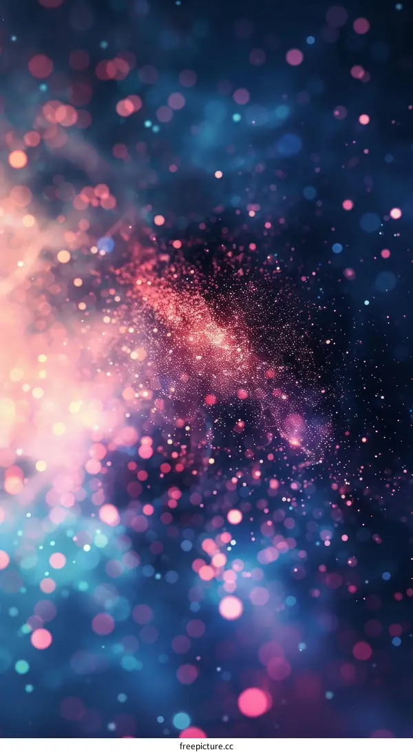 Colorful lights in the dark