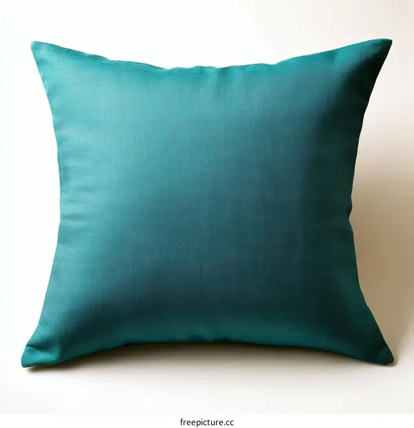 Teal Colored Decorative Pillow