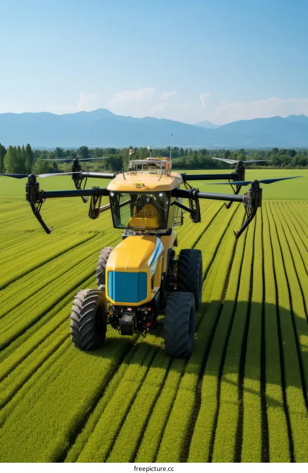 Autonomous Tractor Working in a Field