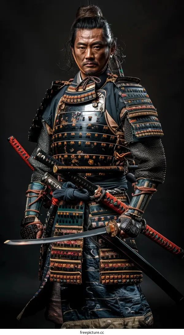 Portrait of a samurai
