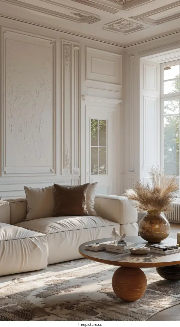 Contemporary European Living Room with Luxury and Modern Style