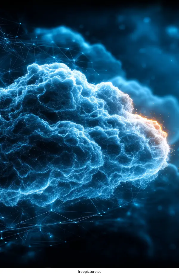 Abstract Cloud Technology Illustration