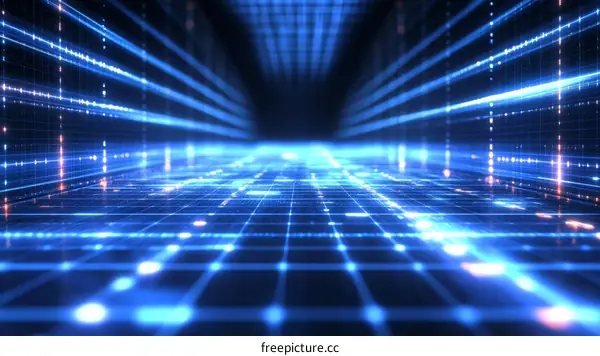 Digital Network Futuristic Pathway