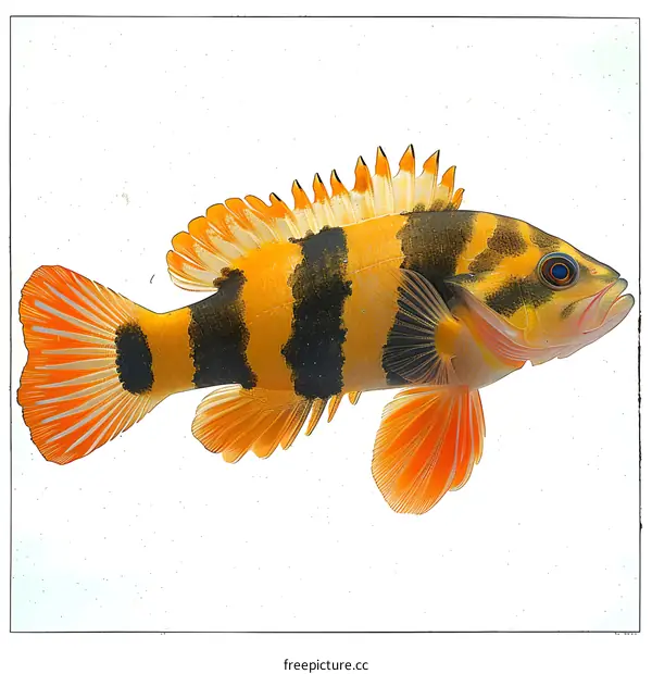 The barred sand-perch (Parapercis snyderi)