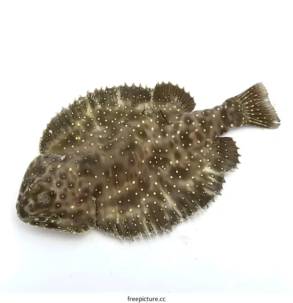 Raw Fish on White Background