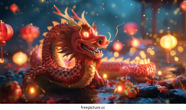 Dragon Lantern Festival Celebration