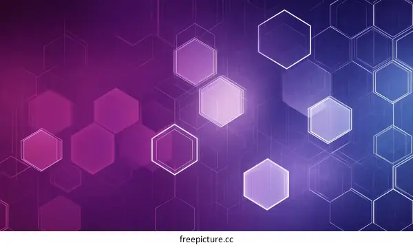 Abstract Geometric Hexagon Background Design