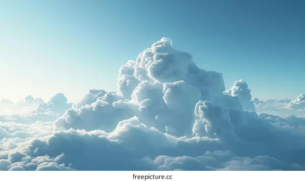 Beautiful Cloudscape Above the World