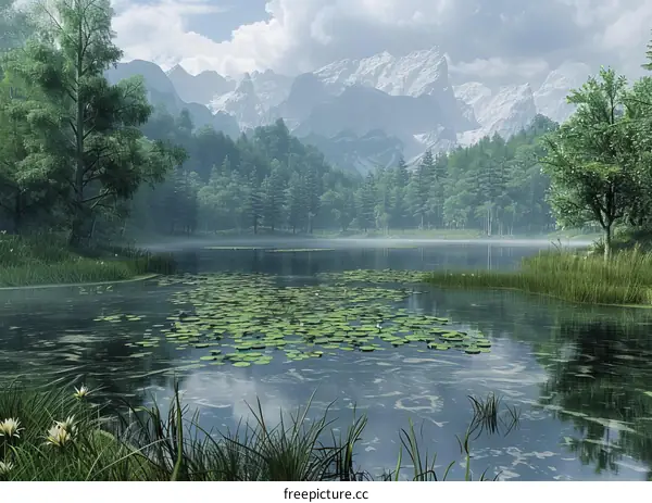 Misty Mountain Lake