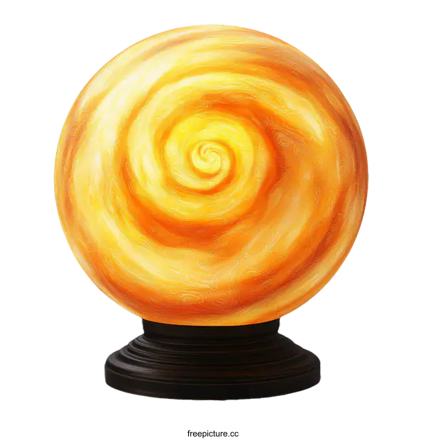 [Transparent Background PNG]Abstract Decorative Ornate Orb Lamp Design
