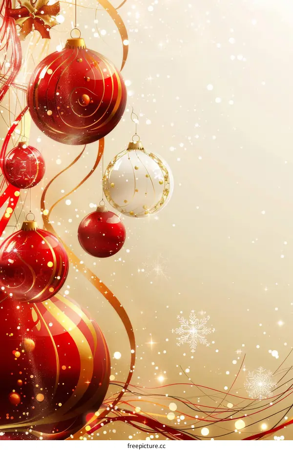 Christmas Decorations: Red, Gold, White & Festive Fun