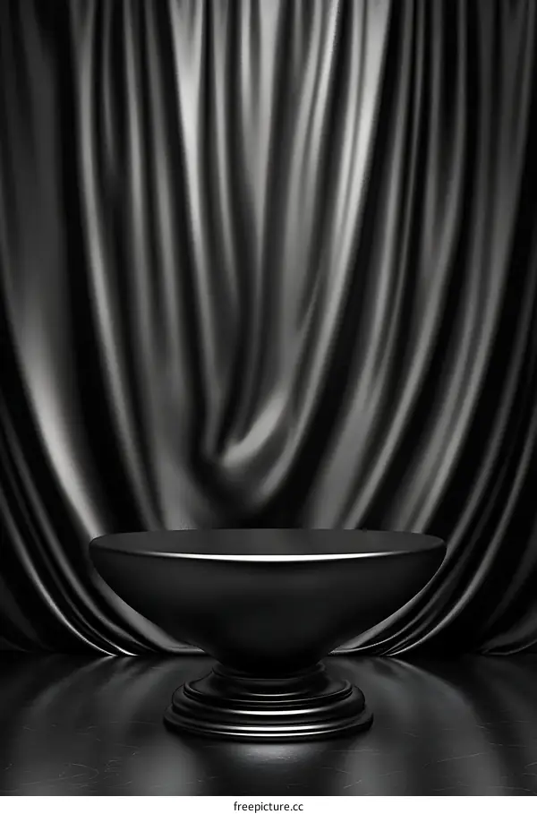 Black Velvet Stage Product Display