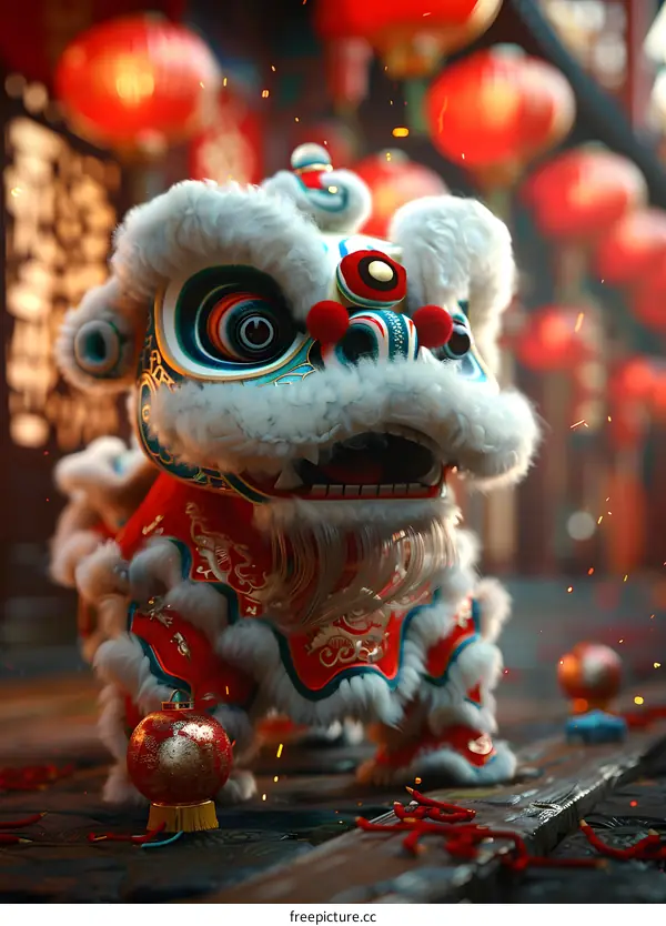 Lion dance