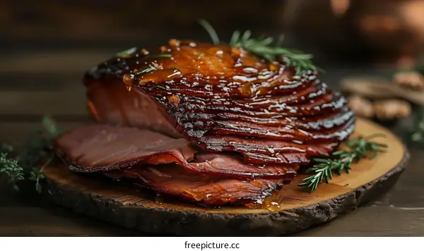 spiral cut ham with orange glaze